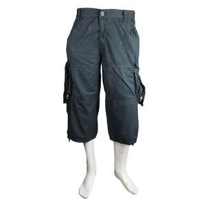 Men's 3Qtr <b>Cargo</b> <b>Short</b> - Grey - Product Image 4