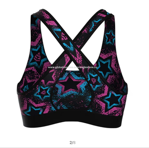 Soutiens-gorge de sport à maintien élevé en maille respirante sans couture pour femmes, confortables pour les entraînements, la course à pied et le fitness - Product Image 4