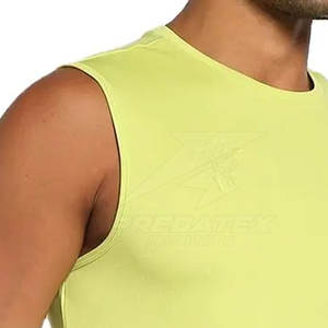 Gran oferta, camisas sin mangas de algodón 100%, nueva llegada, ropa de moda informal para verano, tela de punto transpirable - Product Image 4