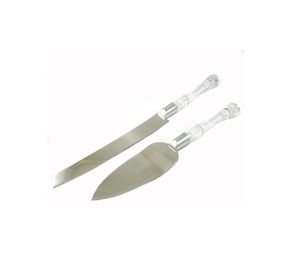 Servidor de pastel de acero y fiesta de boda y celebración de cumpleaños decoración pastel herramientas para MANGO Acrílico - Product Image 1