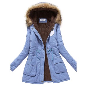 Femmes hiver épaissir Parka veste matelassé manteau bouffant Parka avec fausse fourrure garniture capuche manches longues nouveau Design Parka veste - Product Image 5