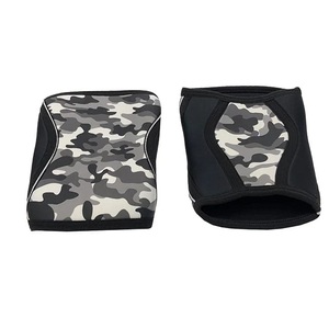Genouillère imprimée camouflage en néoprène à haute élasticité Support et protecteur universels de 7mm d'épaisseur Genouillère chauffante spontanée - Product Image 6