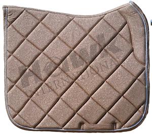 Tapis de selle d'anglaise en coton écologique de haute qualité, durables et personnalisables, avec design pailleté et logo couleur sur mesure pour - Product Image 2