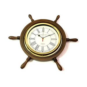 Timón de Barco de Madera Artesanal de Primera Calidad para un Diseño Glamuroso, Decoración de Pared Apilable Ajustable, Artículo de Regalo Marrón para el Hogar - Product Image 6