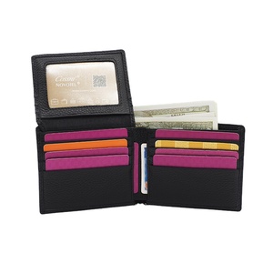 Nueva Cartera Bifold Delgada de Cuero Genuino para Hombre, Protección RFID, Gran Capacidad, Ranuras para Tarjetas, Cartera de Cuero Impermeable para Hombre - Product Image 3