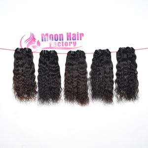 Venta al por Mayor de Cabello Humano Natural Indio con Ondas Remy, Paquetes de Cabello Virgen con Cutícula Alineada, Estilo Suelto y Profundo - Product Image 1