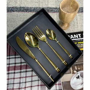 Offre Spéciale ensemble de couverts personnalisés de luxe meilleure qualité à la main en métal ensemble de couverts cuillère couteau fourchette ensemble pour restaurants usage domestique - Product Image 6
