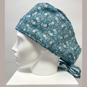 Prix de gros Remise en vrac Casquette de gommage confortable à impression personnalisée Infirmière Médecin Dentiste Technicien de laboratoire Salle de chirurgie Casquettes de gommage - Product Image 2