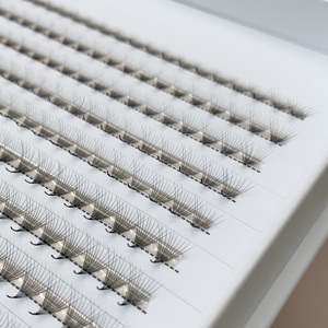 Fábrica de extensiones de pestañas 9D, recién llegado, base puntiaguda, acabado mate, ventiladores de pestañas, compra al por mayor, se acepta Personalización de visón - Product Image 4