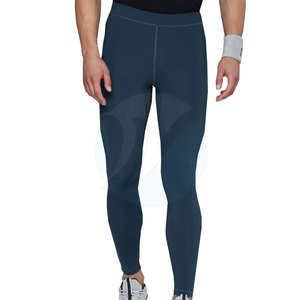 Leggings Deportivos para Hombre de Primera Calidad, Spandex/Poliéster, Transpirables, de Secado Rápido, Cintura Alta Elástica, MOQ Bajo, Venta al Por Mayor - Product Image 1