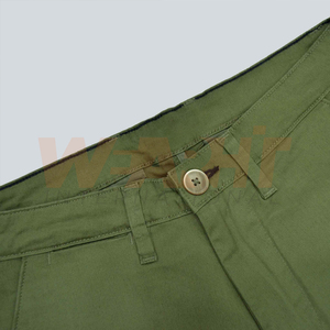 Short pour homme en coton extensible de haute qualité Confortable et élégant Respirant High Street Style Solid Pattern OEM Service disponible - Product Image 5