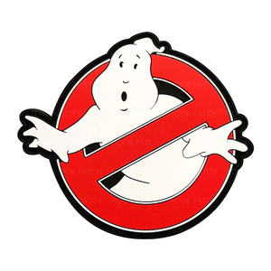 Ghostbuster ฮาโลวีนแพทช์พีวีซีปักสี่เหลี่ยมไม่มีโลโก้แผ่นผีมีห่วงตะขอสำหรับชุดโกสต์บัสเตอร์ - Product Image 5