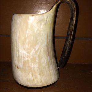 Corne à boire Viking 100% naturelle en corne de buffle polie pour bière ou eau, meilleure qualité, vente en gros en Inde - Product Image 1