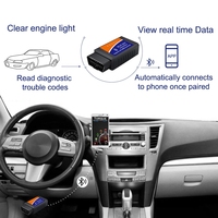 OBD2 WiFi Elm327 ELM 327 lector de código para Android IOS Cars compatible con todos los protocolos herramientas de reparación de escaneo automático