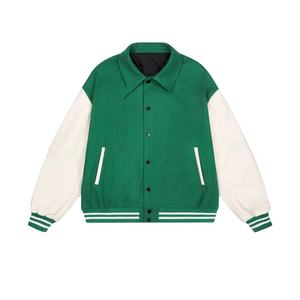 Vestes de baseball varsity pour hommes de style vintage de haute qualité avec logo personnalisé OEM, manches longues, col montant, broderie, vente en gros XS 2025 - Product Image 1