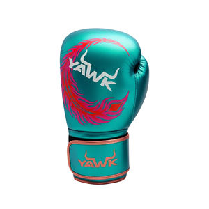 Gants de boxe en cuir de vache personnalisés, évacuation de l'humidité, fermeture au poignet, fermeture à lacets, tailles 10oz-16oz - Équipement de boxe - Product Image 4