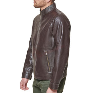 <b>Leather</b> Jacket For Men and <b>Coats</b> New Spring and Autumn Men Business Casual Classic Pu <b>Leather</b> Slim Fit Jackets - Product Image 2