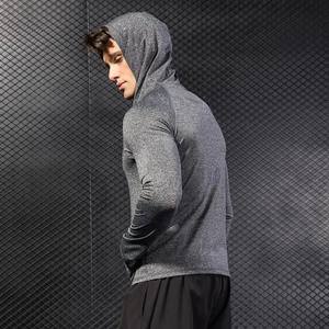 Sudadera con capucha de algodón 100% para hombre, ropa deportiva cómoda con cremallera bordada, chándales térmicos para correr, chaqueta para actividades al aire libre - Product Image 5