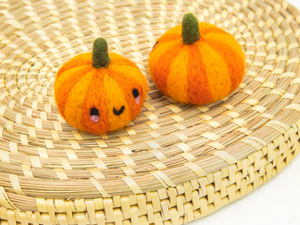 Simpatica zucca di feltro sfacciato di 5cm per decorazioni per feste di Halloween - Product Image 6
