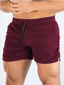 Pantalones cortos de malla Pantalones cortos de verano para hombre Pantalones cortos de tres puntos cortos con bolsillos con cremallera Pantalones cortos deportivos transpirables de secado rápido para exteriores Hombres Casual - Product Image 2