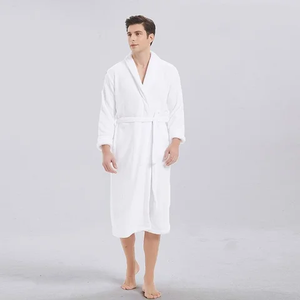 Nouveauté OEM, vêtements de nuit de haute qualité, peignoir unisexe décontracté de luxe pour hommes, peignoirs en coton unisexe, vêtements de nuit - Product Image 2