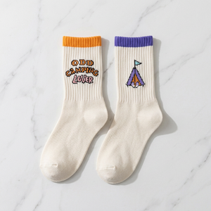 Custom Printed Cushioned <b>Kids</b> Crew Socks Lightweight Comfort Socks for <b>Kids</b> Athletic Sports Tennis Golf Outdoor - Product Image 1