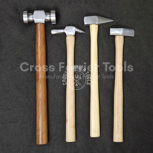 Hot Sale Farrier Tools Farrier Driving Hammer Wooden Handle driving horseshoe nails hammer Forged steel Veterinary Hammer - Product Image 6