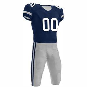 Maillots et pantalons de football américain personnalisés OEM avec logo vierge, impression numérique, courts, anti-humidité, protection UV pour adultes - Product Image 3