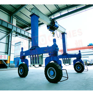 10 Tonnen 20 Tonnen 40 Tonnen Elektrischer Mobiler <span class=keywords><strong>RTG</strong></span> Einträger-Gummibereifter Portalkran Preis - Product Image 3