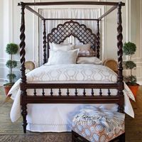 Cama de Almacenamiento Plegable de Madera Maciza de Mango, Diseño Personalizado, Color Personalizado, Estilo Moderno, Lujoso y Vintage, de Alta Calidad, Venta al por Mayor