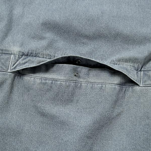 Chaqueta Cortavientos Personalizada, Servicio OEM, Color Gris Frontal con Contraste, Resistente al Viento, Transpirable, para Hombre, Invierno - Product Image 5