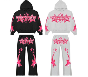 Chándales de hombre DTG DTF estampado elegante gimnasio chándal dos piezas casual slim fit jogging traje Atlético poliéster 2025 - Product Image 1