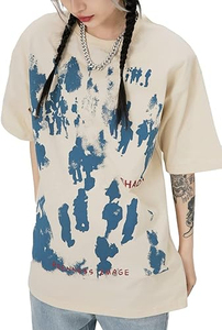 T-shirts graphiques de haute qualité fabricant unisexe vente en gros Boxy Fit surdimensionné streetwear t-shirt t-shirt Vintage col montant lourd - Product Image 5