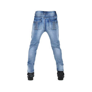 Pantalones Vaqueros Ajustados de Motociclista de la Mejor Calidad, Diseño Nuevo y Fabricación Superior, Pantalones Vaqueros para Motociclistas en Venta - Product Image 4