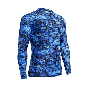 Vente en gros Protège-éruption respirant OEM Chemise à manches longues Upf 50 Protection solaire UV Protège-éruption à manches longues pour hommes - Product Image 3