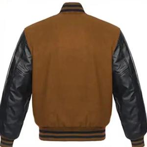 Classic varsity jackets for men Quilted lining sports outerwear College student jackets sale - Product Image 4