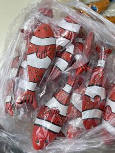 Poissons en bois faits à la main du Vietnam, écologiques, en matériaux naturels, commande en gros, exportation - Product Image 5