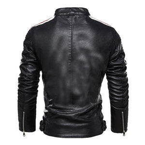 เสื้อแจ็คเก็ตหนังผู้ชายสำหรับฤดูหนาว บุซับในอุ่น ผู้ผลิตตามสั่ง ประเทศปากีสถาน Outfitize International - Product Image 5