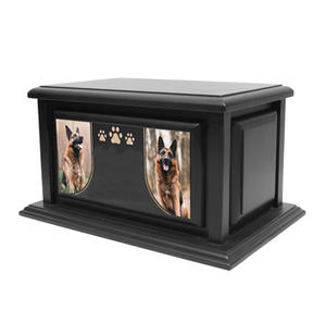 Urnas de cremación de madera hechas a mano de estilo americano de alta calidad, diseño moderno, recipientes para cenizas funerarias para gatos y perros, venta al por mayor - Product Image 4