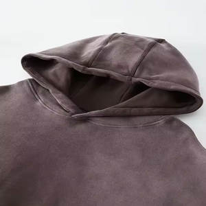 2024 hommes Premium décontracté coton empilé à capuche thermique à capuche dernière tendance cravate teinture conception en gros taille régulière pour l'hiver - Product Image 6