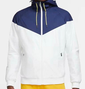 เสื้อแจ็คเก็ตกันลมสำหรับผู้ชายชุดฝึกฟุตบอลเสื้อกันลมออกแบบโลโก้ได้ตามต้องการ - Product Image 4