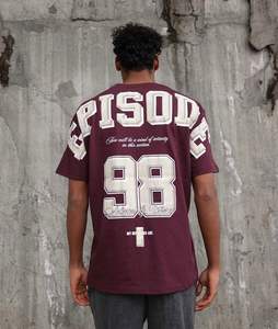 เสื้อมีฮู้ดลายเฮฟวี่เวทสำหรับผู้ชายเสื้อยืดผ้าฝ้ายพิมพ์ลายกราฟิกแนวสตรีทโอเวอร์ไซส์ใหญ่พิเศษ - Product Image 1