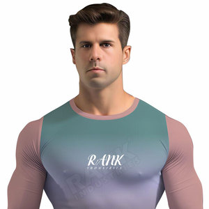 ชุดออกกำลังกายผู้ชาย 2 ชิ้น ชุดออกกำลังกายแห้งเร็ว ระบายอากาศ ชุดออกกำลังกายผู้ชาย - Product Image 5