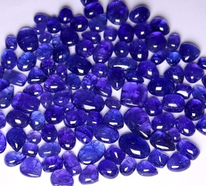 Lot de cabochons ovales en tanzanite bleue naturelle de qualité supérieure AAA+++ – Formes variées 3-9 carats – Pierres précieuses de luxe riches pour la fabrication de bijoux - Product Image 6