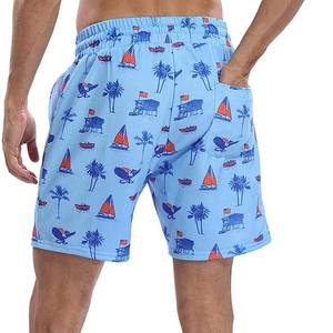 Pantalones cortos de baño de alta calidad para hombre, pantalones cortos de baño con estampado de sublimación para hombre, ropa de playa, pantalones cortos de baño para hombre - Product Image 6
