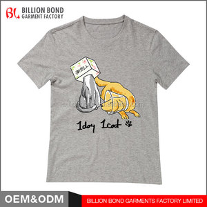 T-shirt imprimé col rond pour homme Roof Gallery, 100 % coton, grande taille, décontracté, respirant, jersey, manches courtes, design de logo personnalisé - Product Image 4