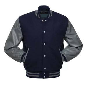Votre propre Style veste Varisty de bonne qualité en cuir de laine personnalisé à col haut à manches longues vêtements d'hiver vestes décontractées - Product Image 5