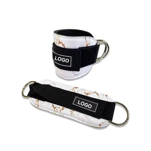 Sangles de cheville en néoprène de qualité supérieure, personnalisables avec logo, pour machine à câbles de musculation, durables, réglables, antidérapantes, en promotion - Product Image 1