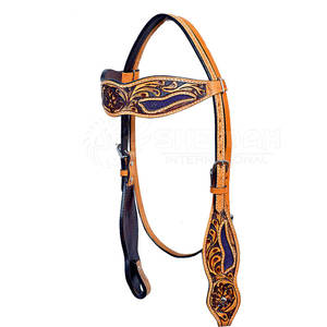 Bridas de equitación de calidad superior hechas en Pakistán, decoración de brida de cuero, brida de caballo de Material superior - Product Image 3
