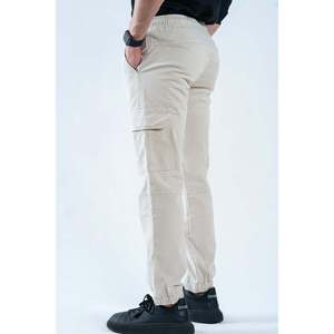 <b>Mens</b> JAXIN Cargo Cotton Trousers 100% Cotton Canvas Straight Pattern Tactical Pants Customized Logo Pleats Zipper Colored - Product Image 2
